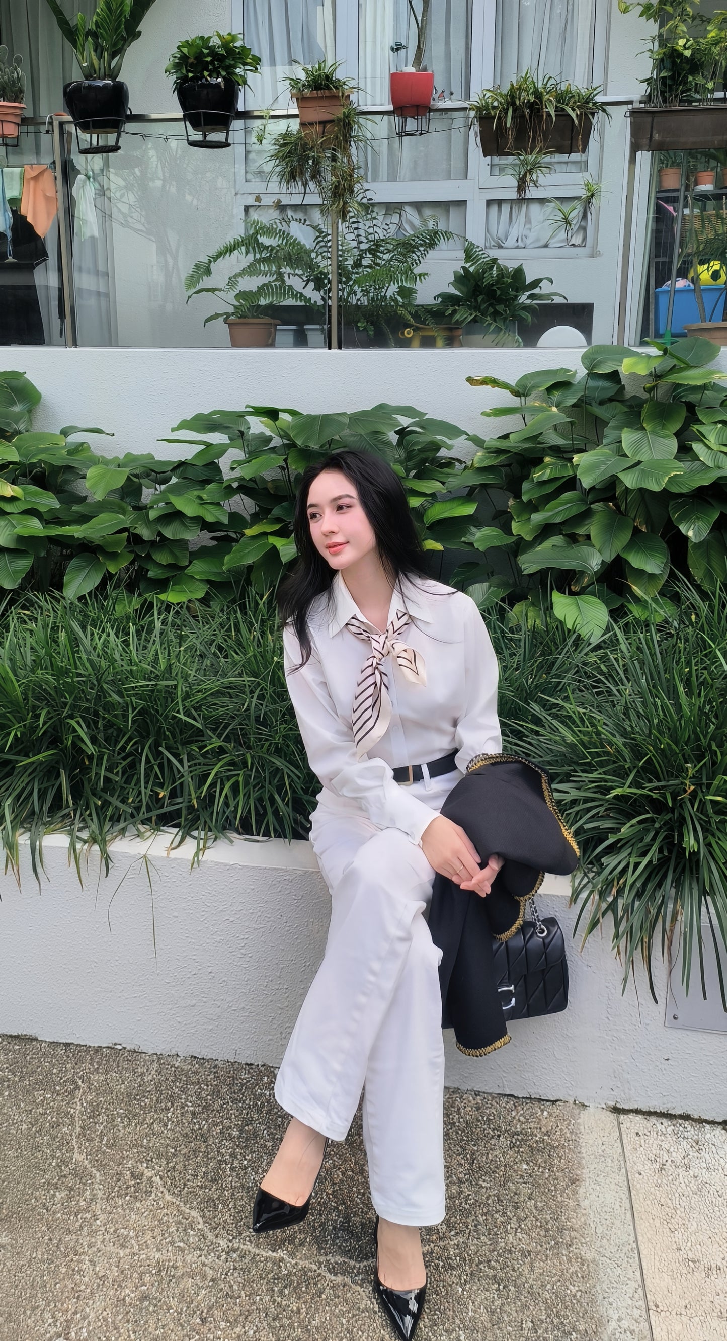Serena Shirt White
